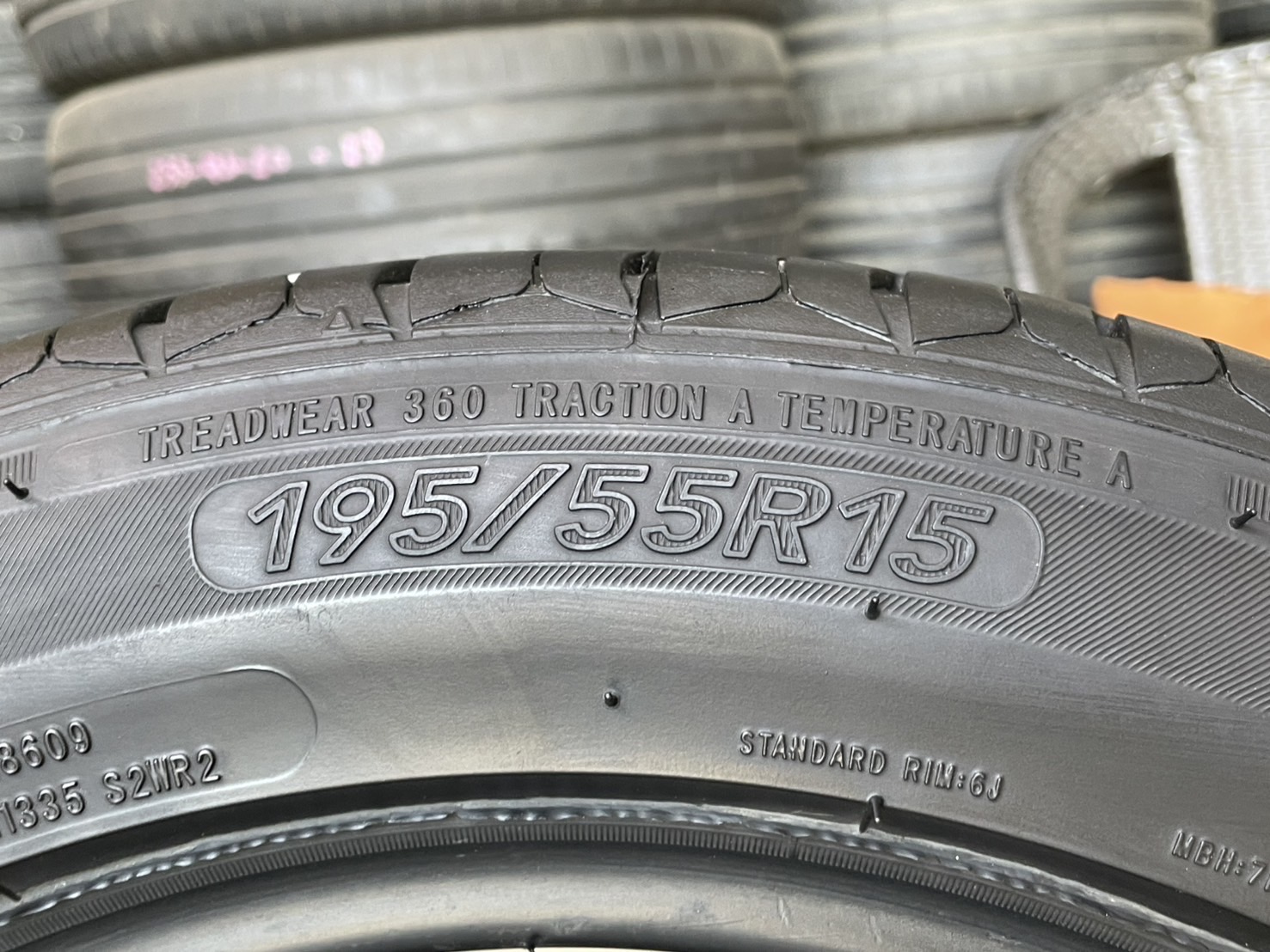 ยางมือสอง สภาพสวย ปี 2024 ยี่ห้อ Kinto รุ่น SC-901 ขนาด 195/55R15 - Image 11