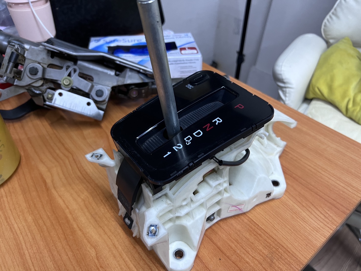 กระปุกคันเกียร์ Honda Accord G7 เครื่อง 3.0 Sunroof พร้อมแผ่นสไลด์บอกตำแหน่งเกียร์ครบชุด - Image 4