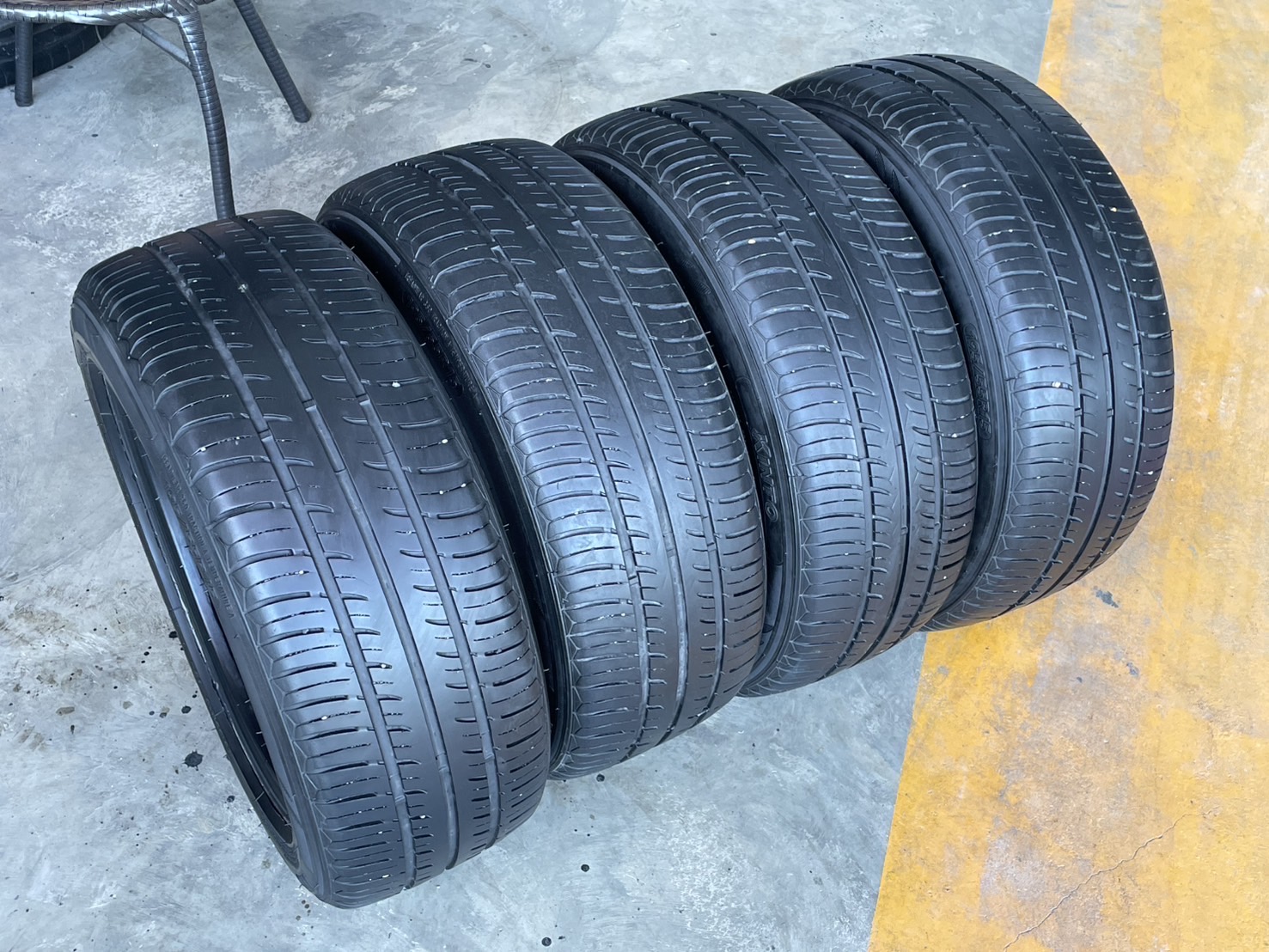 ยางมือสอง สภาพสวย ปี 2024 ยี่ห้อ Kinto รุ่น SC-901 ขนาด 195/55R15 - Image 5