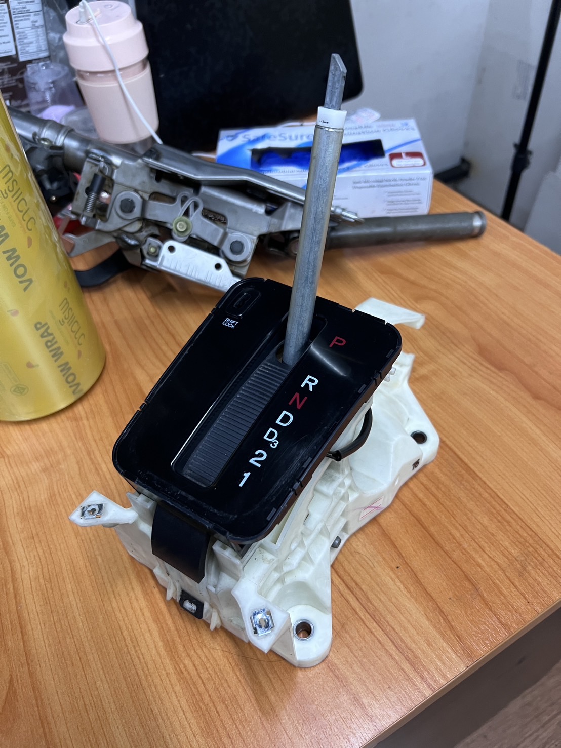 กระปุกคันเกียร์ Honda Accord G7 เครื่อง 3.0 Sunroof พร้อมแผ่นสไลด์บอกตำแหน่งเกียร์ครบชุด - Image 8