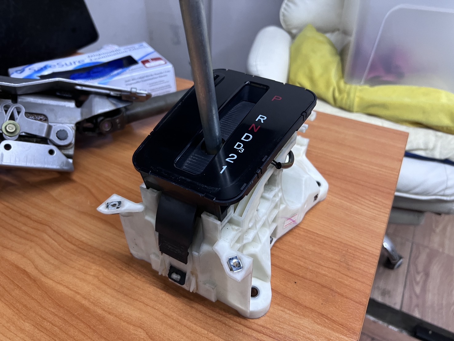 กระปุกคันเกียร์ Honda Accord G7 เครื่อง 3.0 Sunroof พร้อมแผ่นสไลด์บอกตำแหน่งเกียร์ครบชุด - Image 9